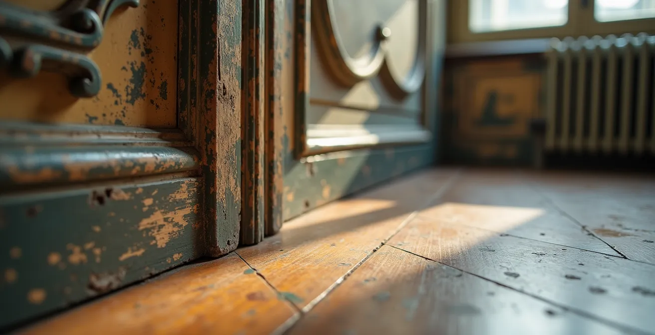 Comparaison visuelle d'un appartement haussmannien avant et après travaux